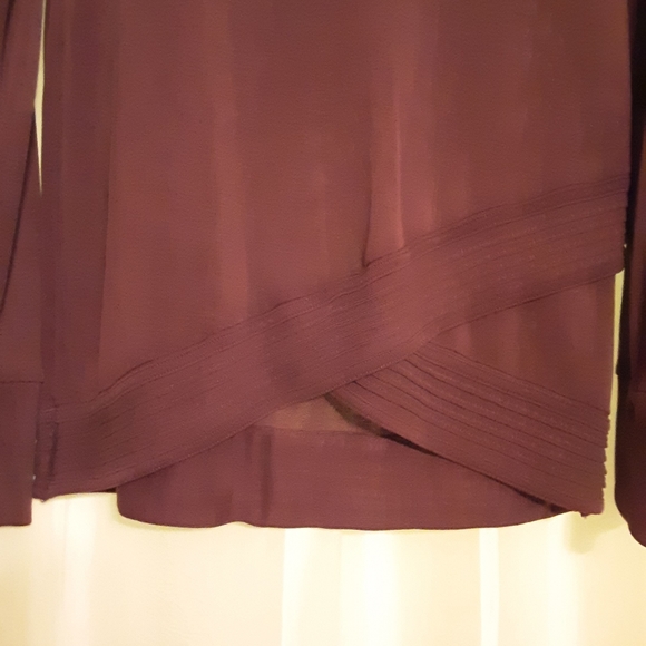 Athleta Purple Criss Cross Sweatshirt - Picture 4 of 8